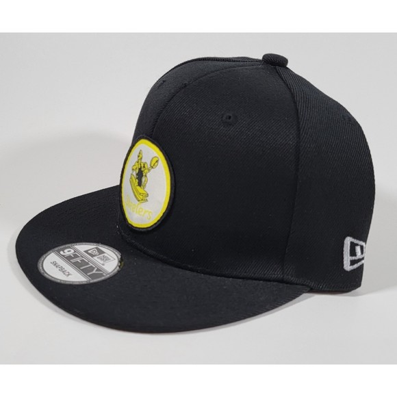 Pittsburgh Steelers New Era Adjustable NFL Hat Black Vintage Patch Snapback Cap. - Picture 3 of 9